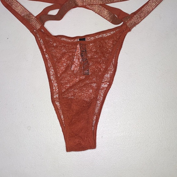 Victoria’s Secret Panties NEW Gorgeous Rust Color VS Lace Very Sexy Panty ♥️ - Picture 4 of 12